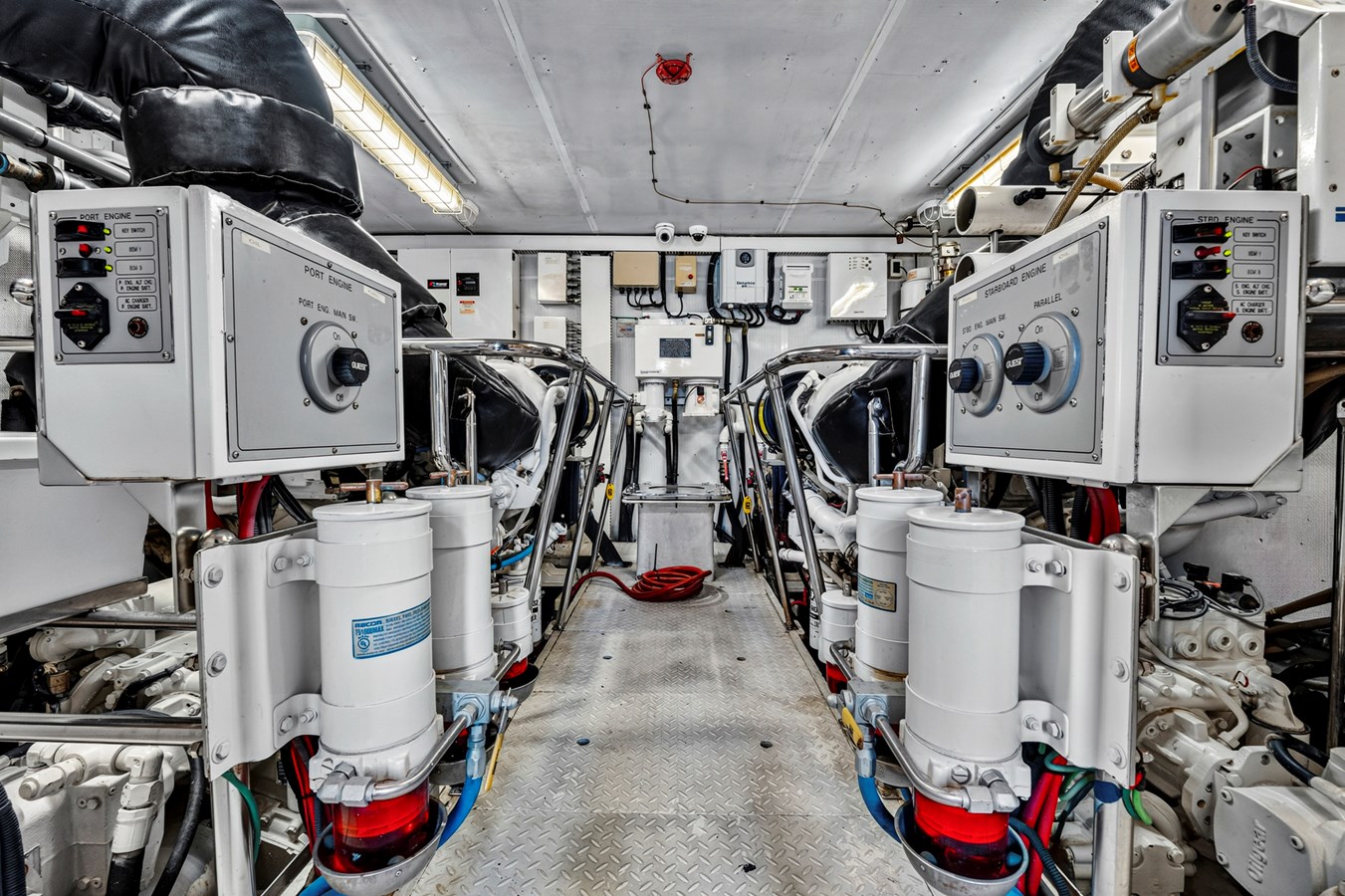 Engine room looking forward