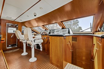 Helm and companionway steps