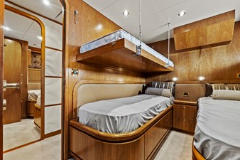 Starboard guest cabin looking forward