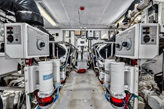 Engine room looking forward
