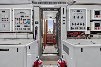 Engine room looking aft