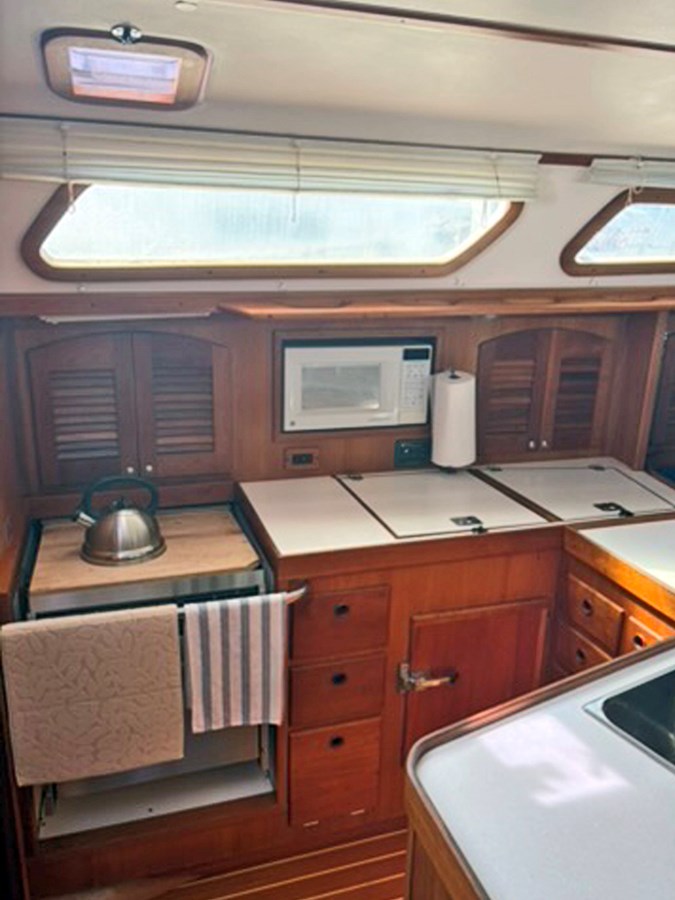 Galley Stove and Storage