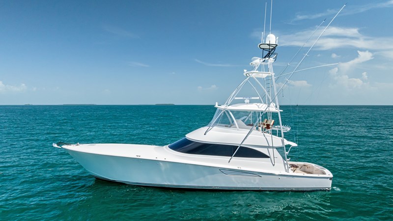 Profile of Viking 62 Convertible