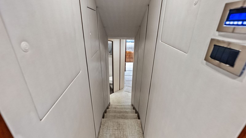 Companionway to Lower Deck Cabins