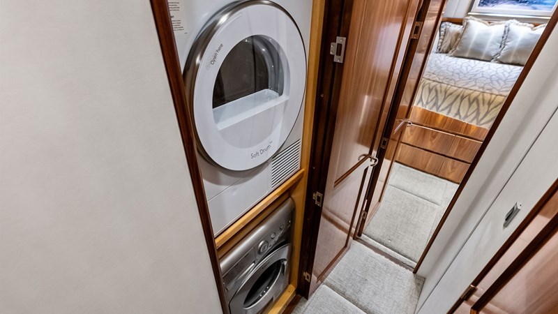 Hallway Laundry Area with Stateroom View