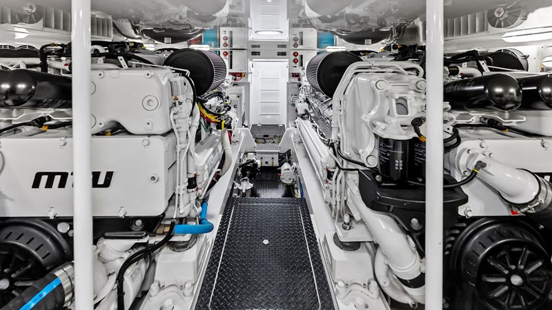 Engine Room with Twin Engines