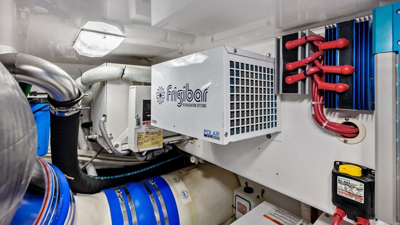 Engine Room with Refrigeration System