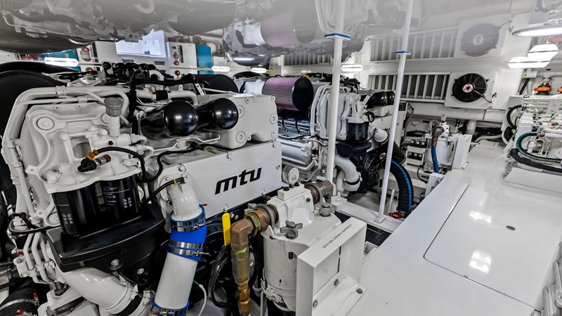 Engine Room with MTU Engines
