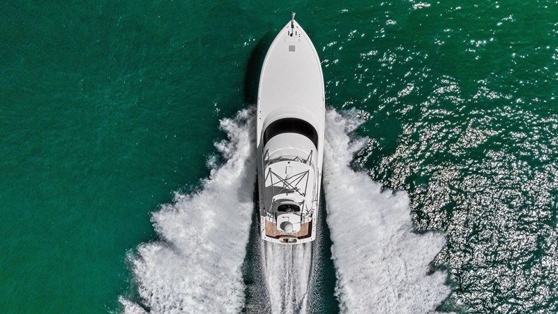 Aerial View of Bow in Motion
