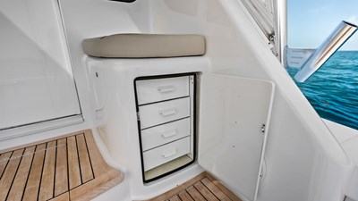 Cockpit Storage and Seating Area