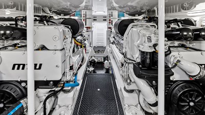 Engine Room with Twin Engines