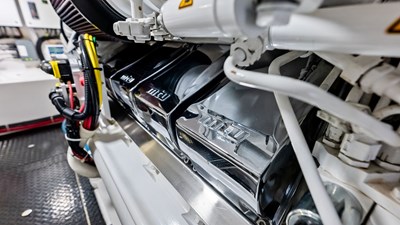 Engine Room with MTU Engines