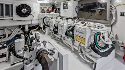Engine Room with Dometic Units