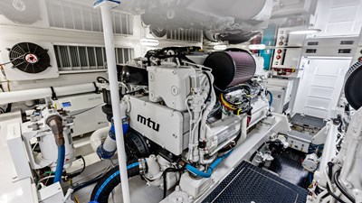 Engine Room with MTU Engines