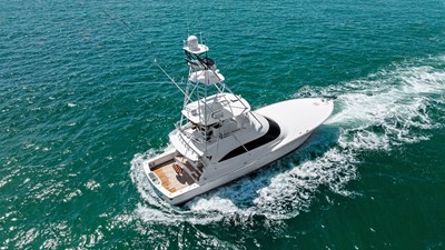 Aerial View of Flybridge and Deck