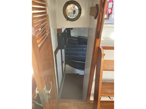 ROUGH LIFE 14 Entrance to aft stateroom