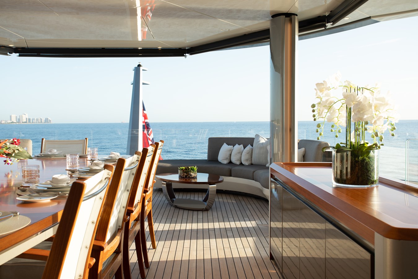 Exterior deck space