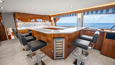 Double Barrel 8 2016 Viking 92 Enclosed Bridge 