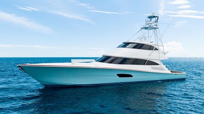 Double Barrel 77 2016 Viking 92 Enclosed Bridge 