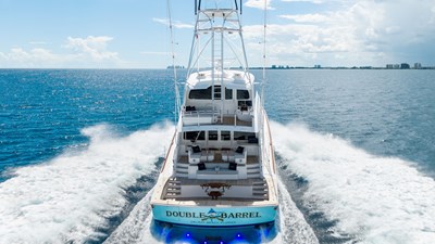 Double Barrel 83 2016 Viking 92 Enclosed Bridge 