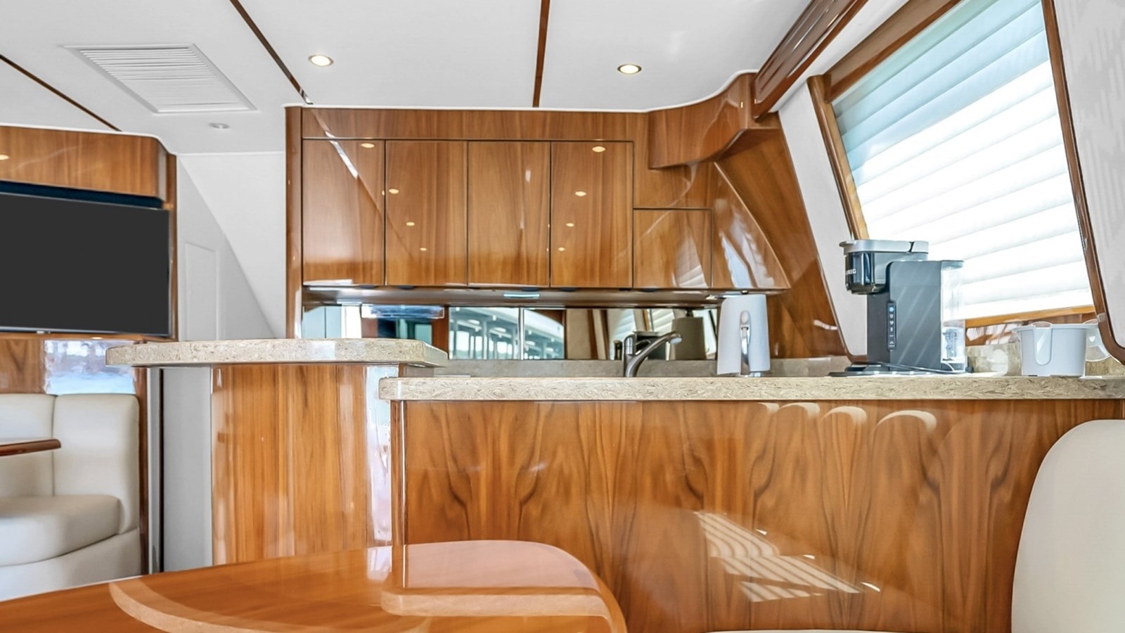 2021 Viking 48 Convertible 'High Impact' Salon & Galley