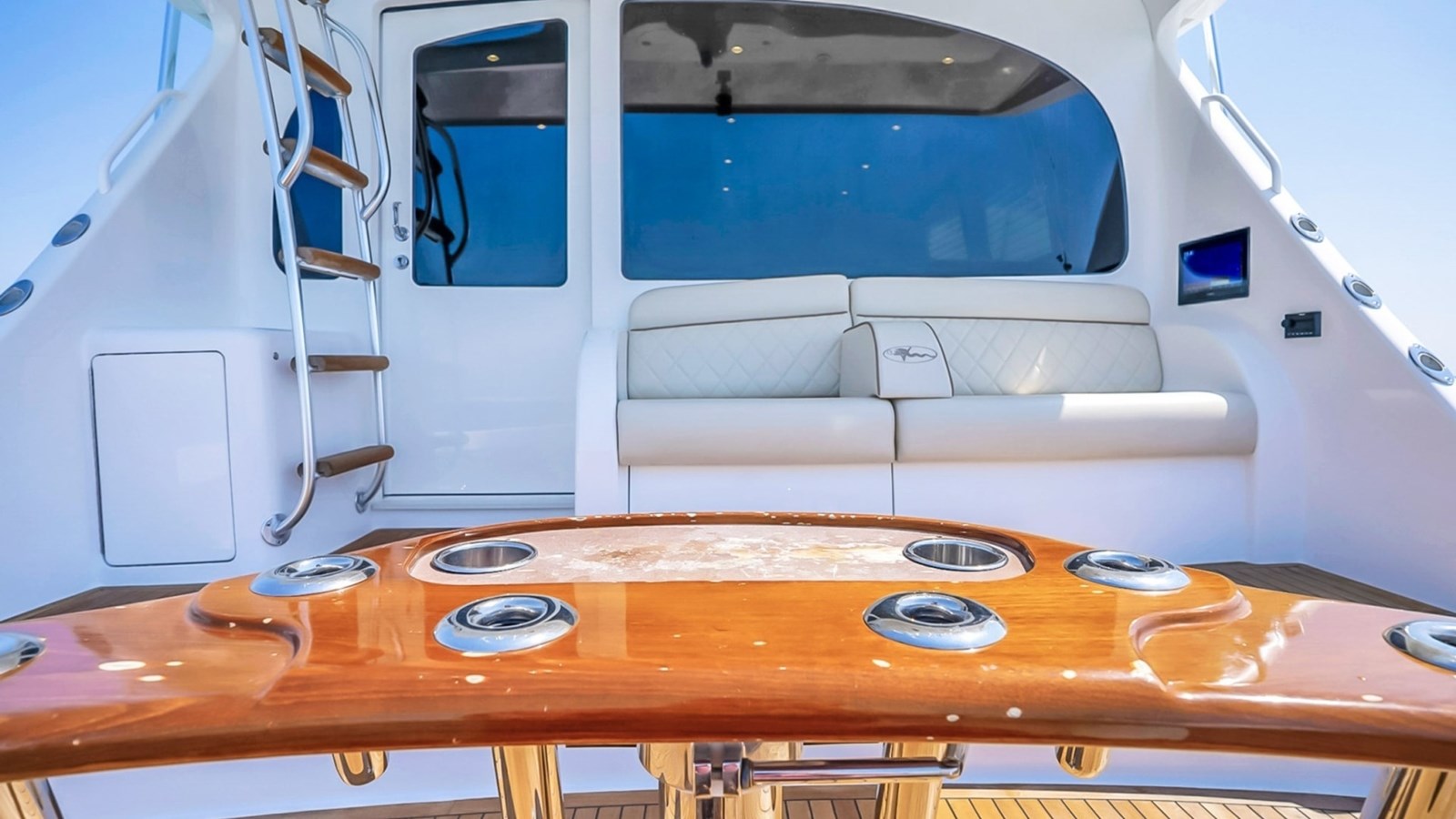 2021 Viking 48 Convertible 'High Impact' Cockpit