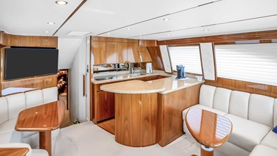 High Impact 3 2021 Viking 48 Convertible 'High Impact' Salon