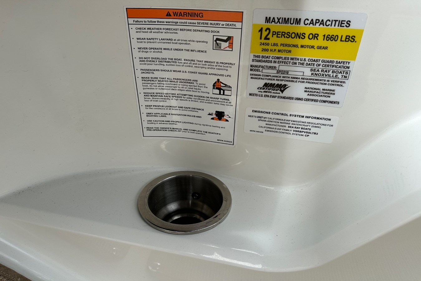 2027 Sea Ray SPX 210 Outboard 43
