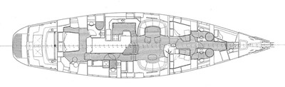 MOONRAKER 17 Interior plan