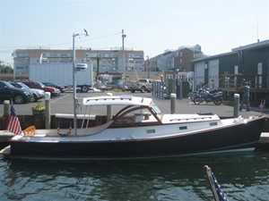 Wasque 32 Downeast Hardtop: Starboard Profile
